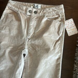 Free people 24 pants corduroy beige